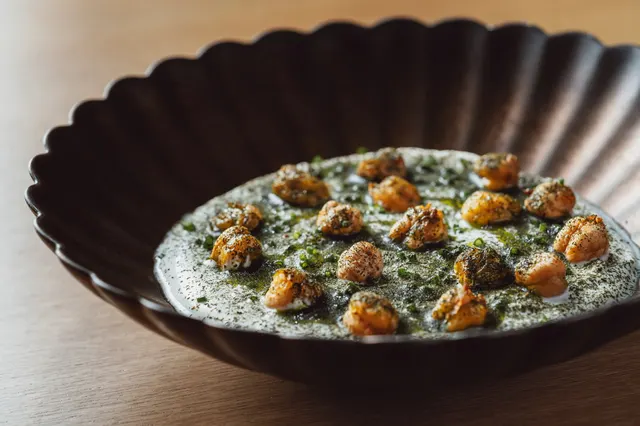 Mushrooms, herb butter
