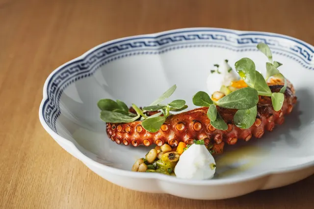 Grilled octopus