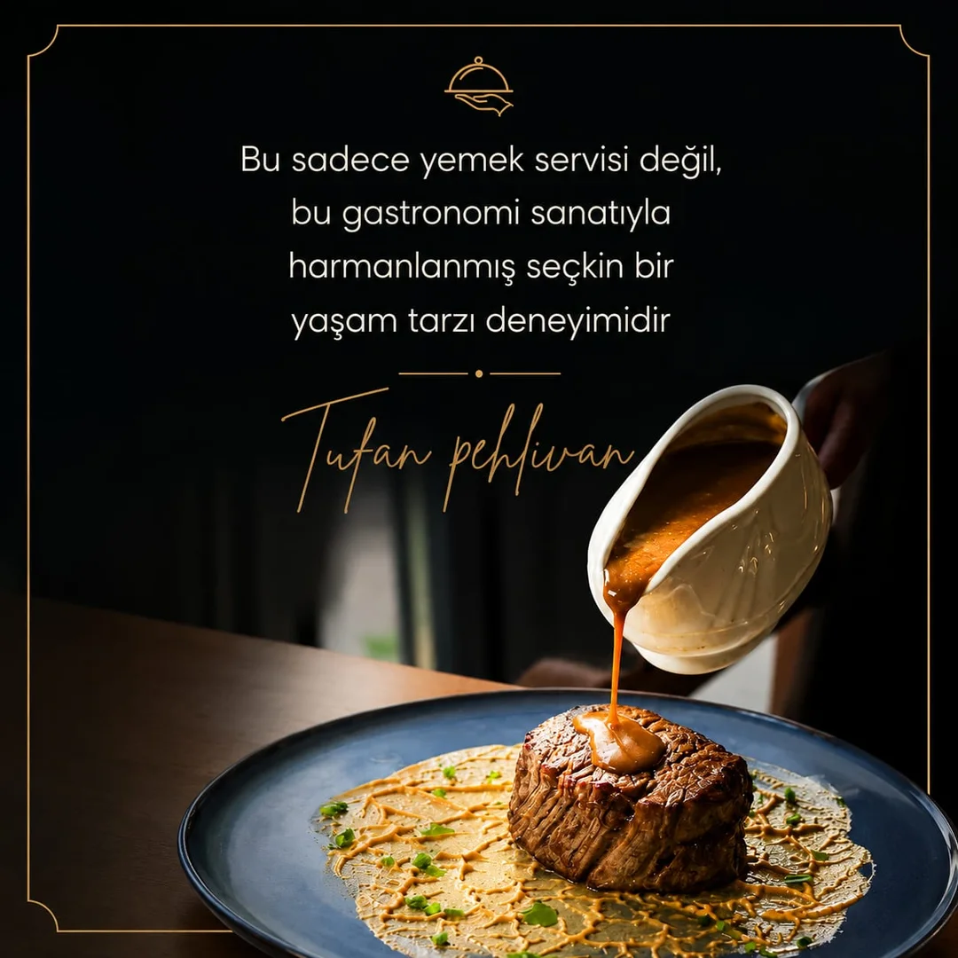 Bu bir yemek servisi değil; seçkin bir yaşam tarzı deneyimi