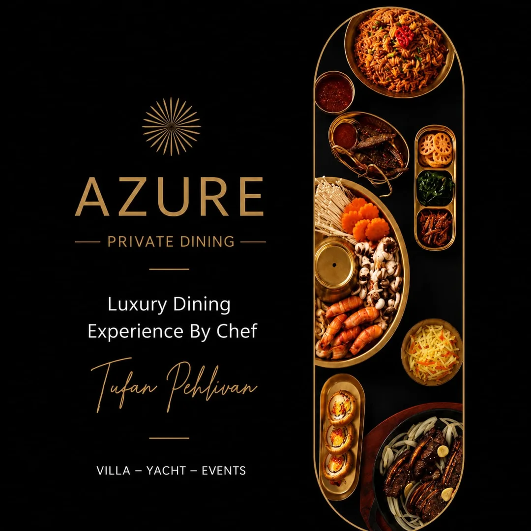 Luxury dining experience by Chef Tufan Pehlivan
